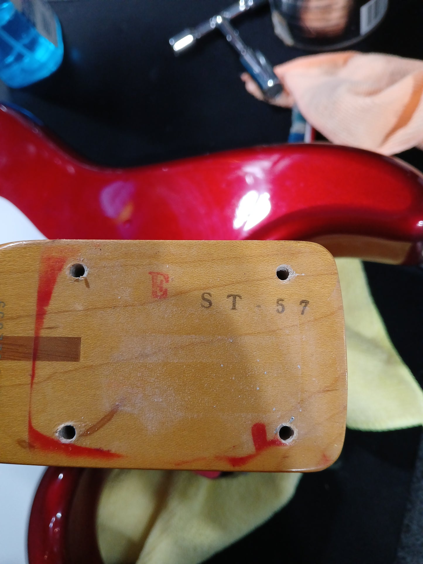 1989 Fender Japan ST57 '57 Reissue Vintage Stratocaster (Candy Apple Red)