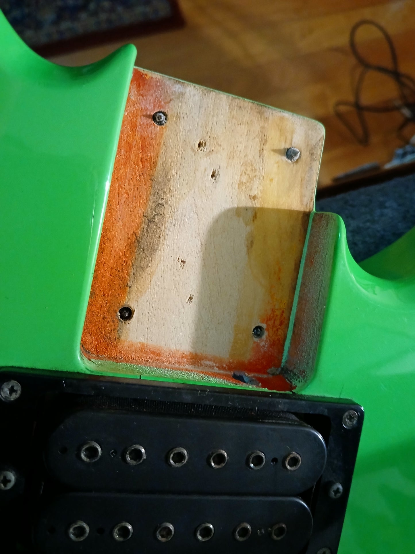 1988 BC Rich Japan NJ Series Ironbird - ERANAN Ishibashi Custom Order (Fluro Green)
