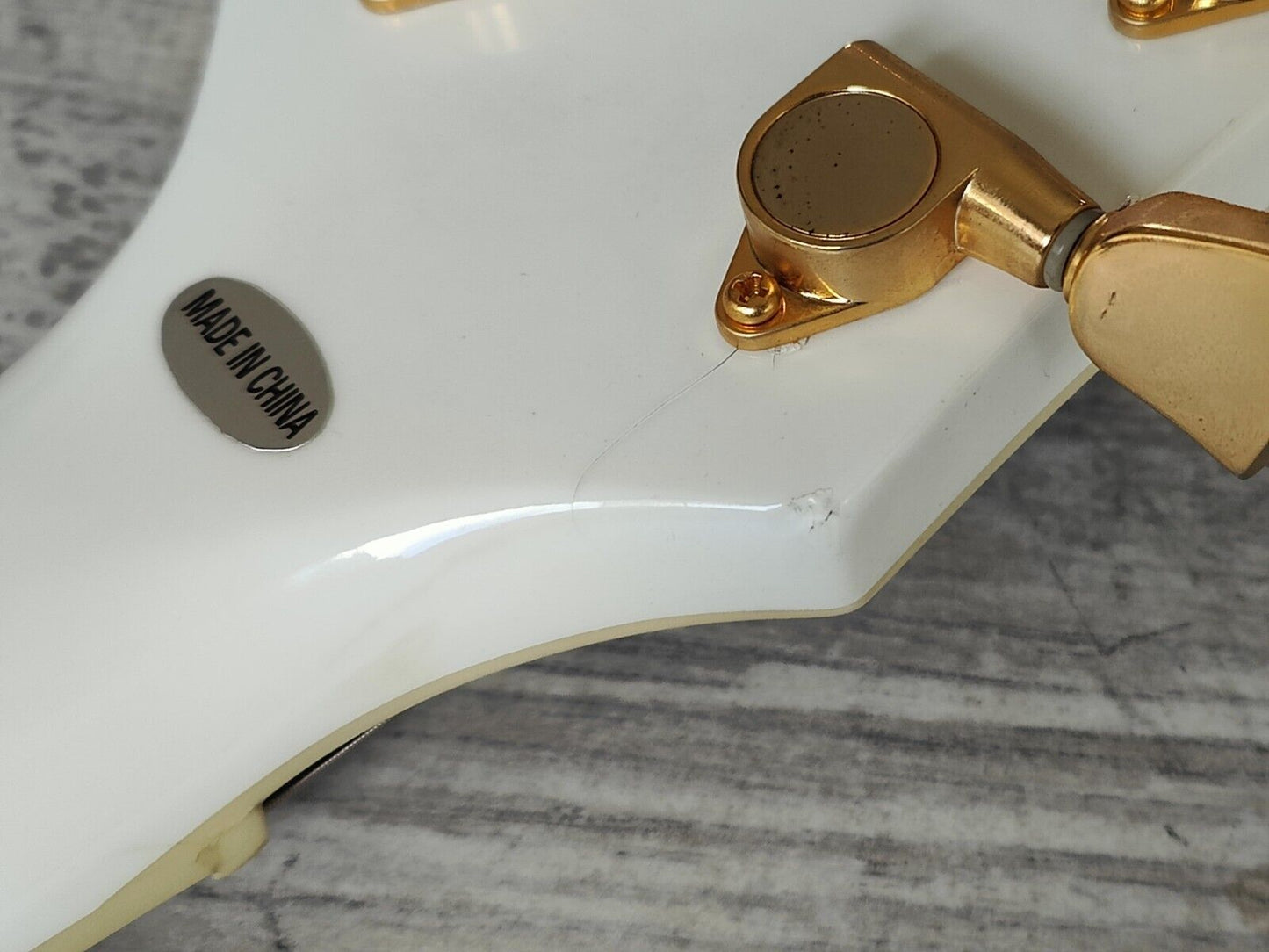 2013 Burny (Fernandes) RLC-55 Les Paul Custom (Alpine White)
