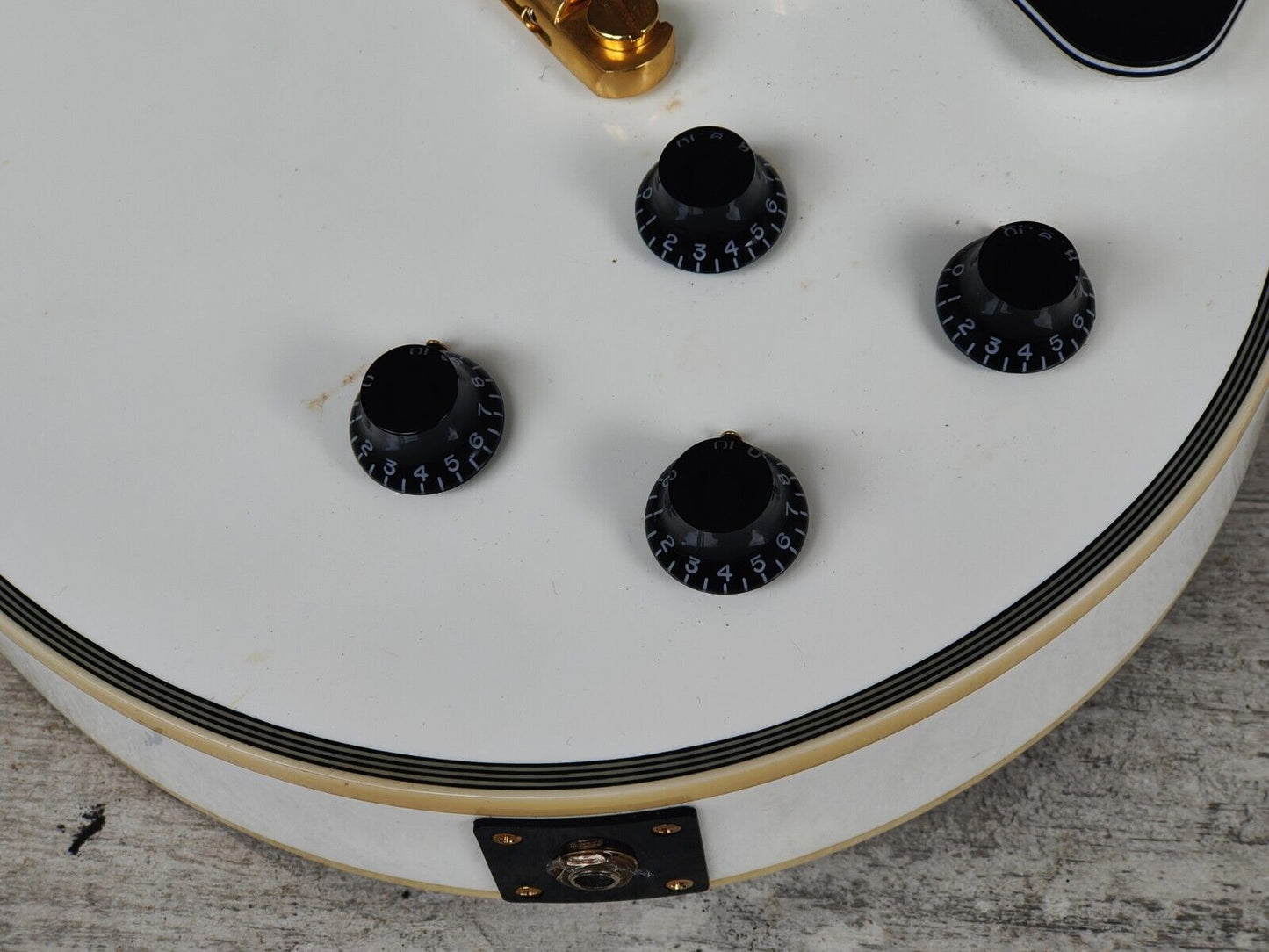 2013 Burny (Fernandes) RLC-55 Les Paul Custom (Alpine White)