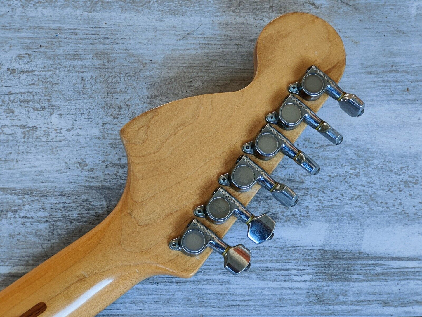 1989 Fender Japan ST72-65 '72 Reissue Blackmore Scalloped Stratocaster (White)