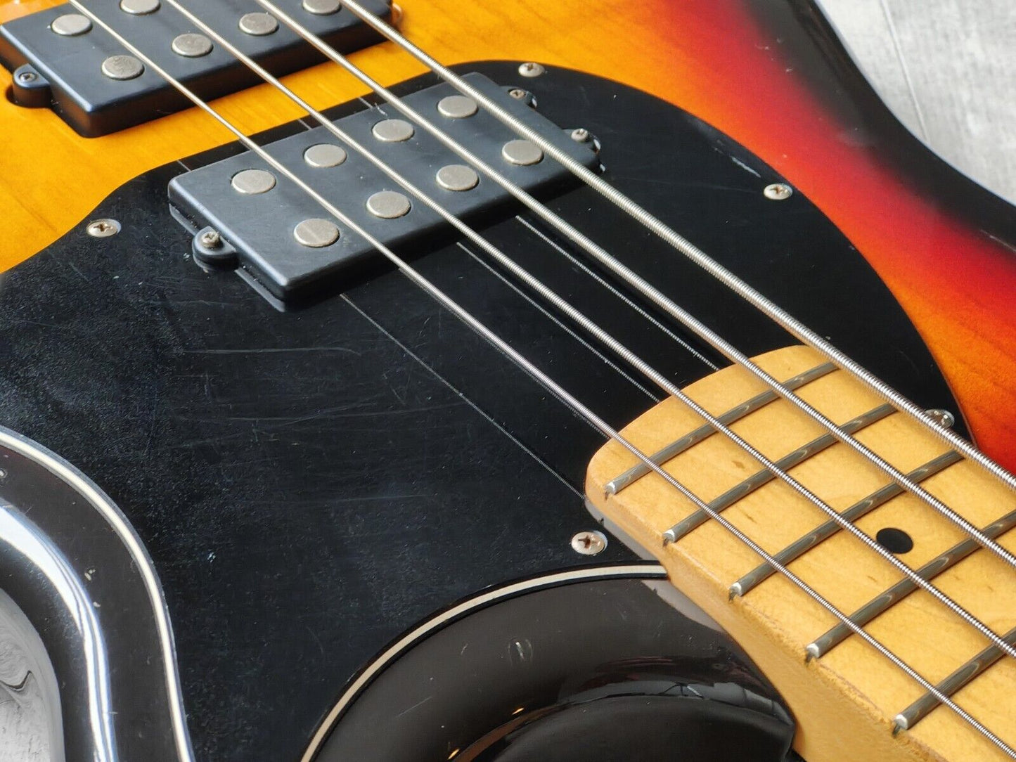 2002 Fernandes Japan FRB-65 Atlas Bass w/Bartolini Preamp (Sunburst)
