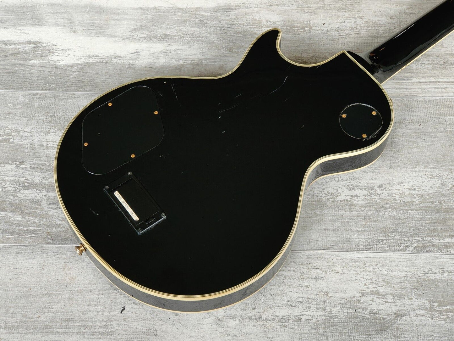 2008 Burny RLC-70S Les Paul Custom w/Fernandes Sustainer (Black)