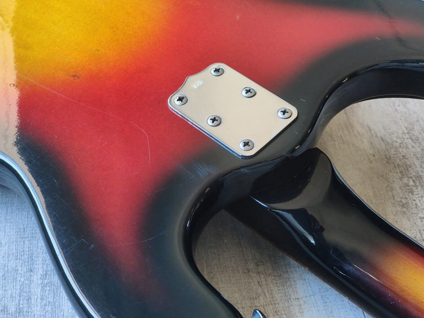 1960's Morales Japan (Mosrite) Ventures Offset Guitar (Vintage Sunburst)
