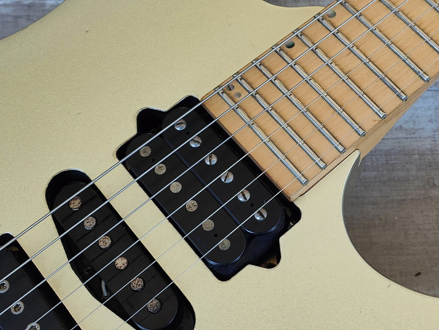 1998 Ibanez Japan RG1208M Prestige HSH Superstrat w/Dimarzio's (Silver Flake)