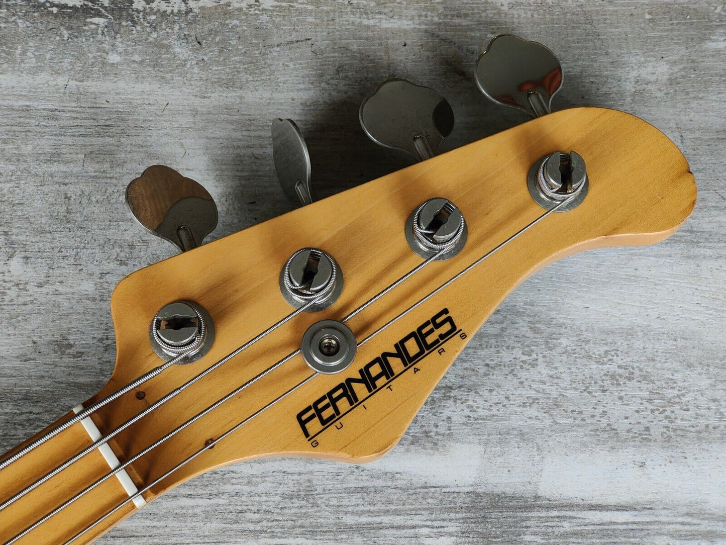 2002 Fernandes Japan FRB-65 Atlas Bass w/Bartolini Preamp (Sunburst)
