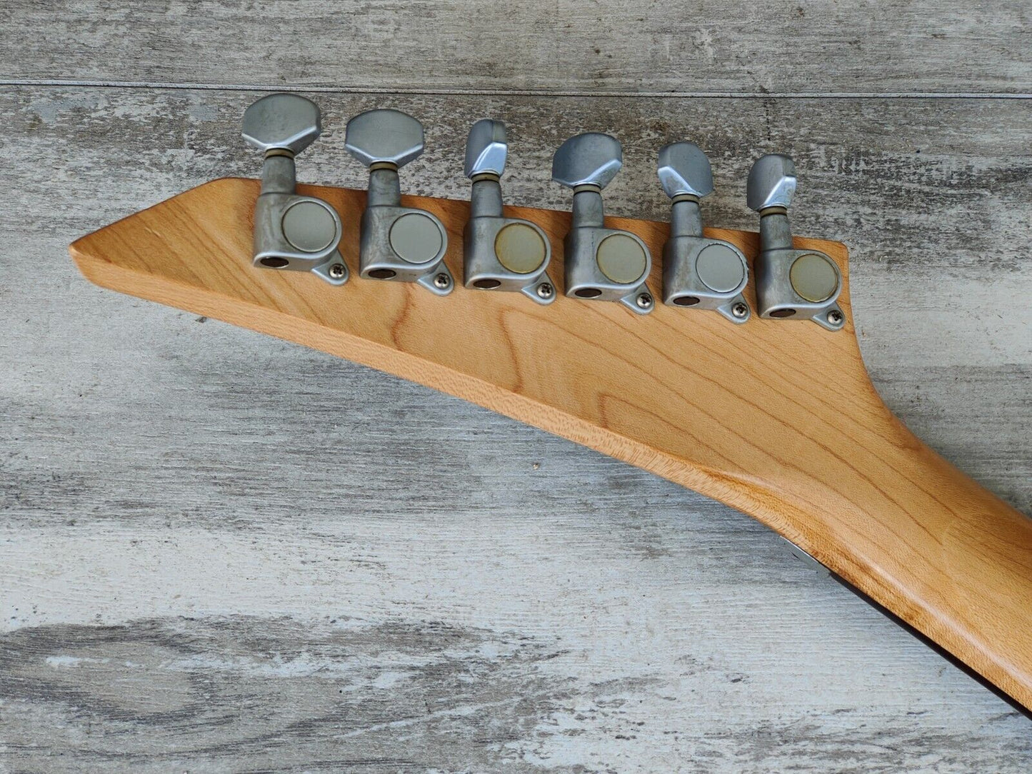 1990’s Grover Jackson Japan Kelly Electric Guitar (Trans Black Flame)