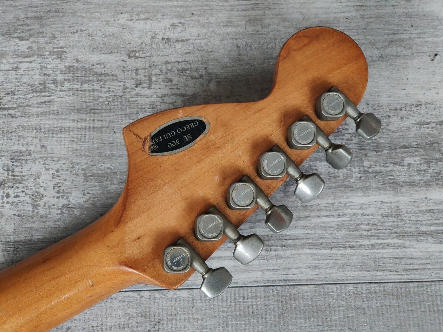 1977 Greco Japan (Fujigen) SE-500 Super Sound Stratocaster (Antique Sunburst)