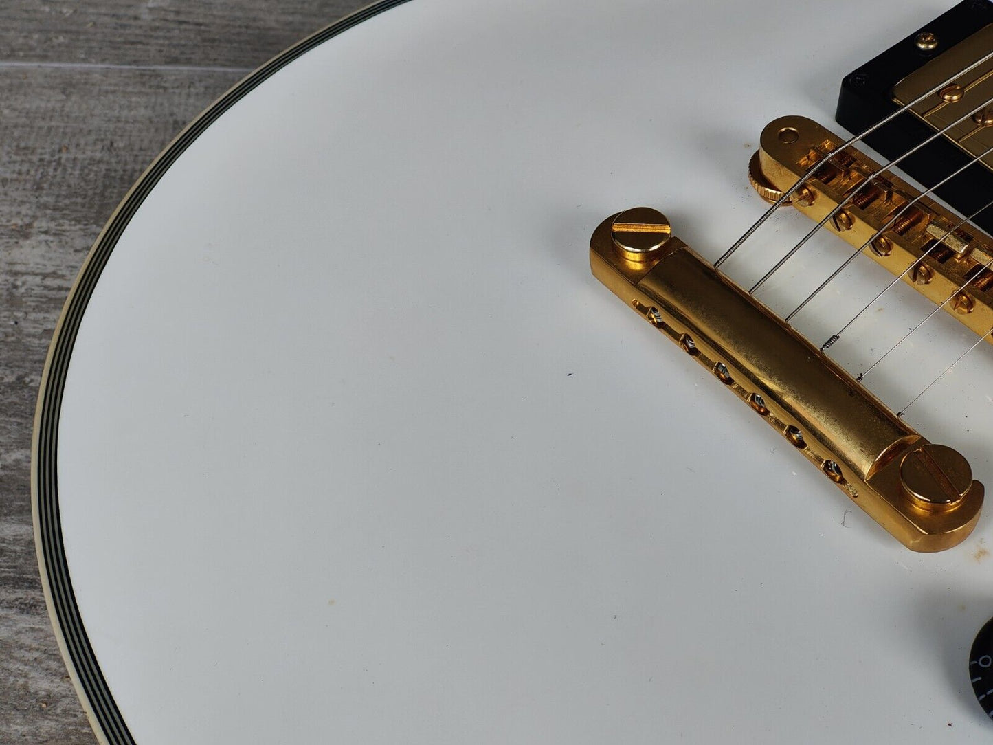 2013 Burny (Fernandes) RLC-55 Les Paul Custom (Alpine White)