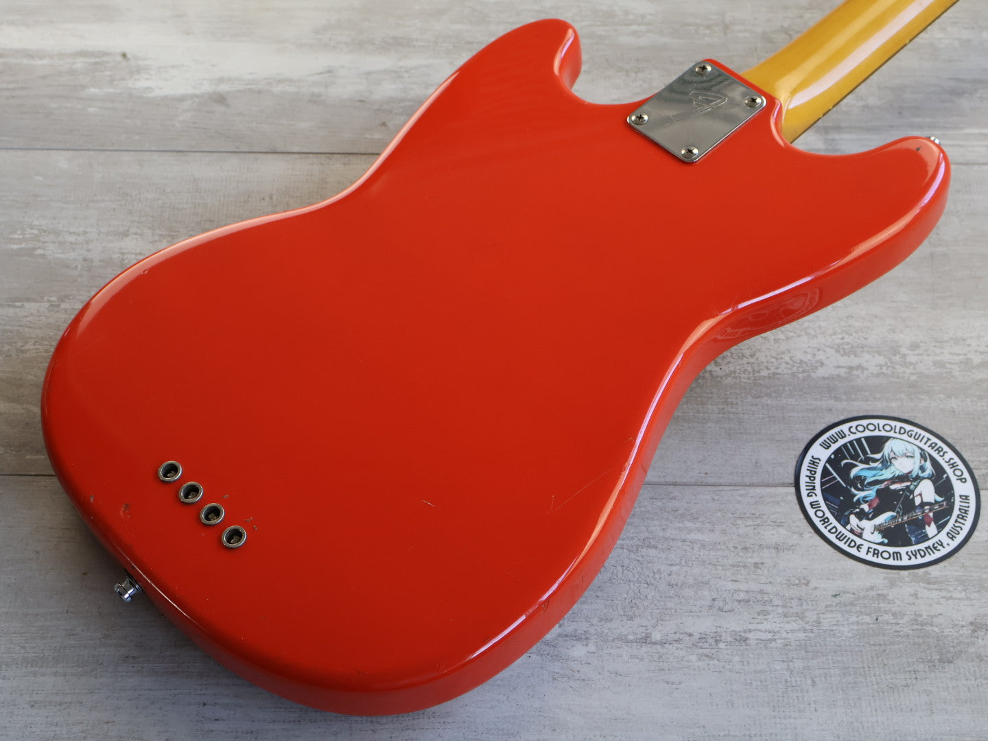 2000 Fender Japan MB98-70SD Mustang Bass (Fiesta Red)