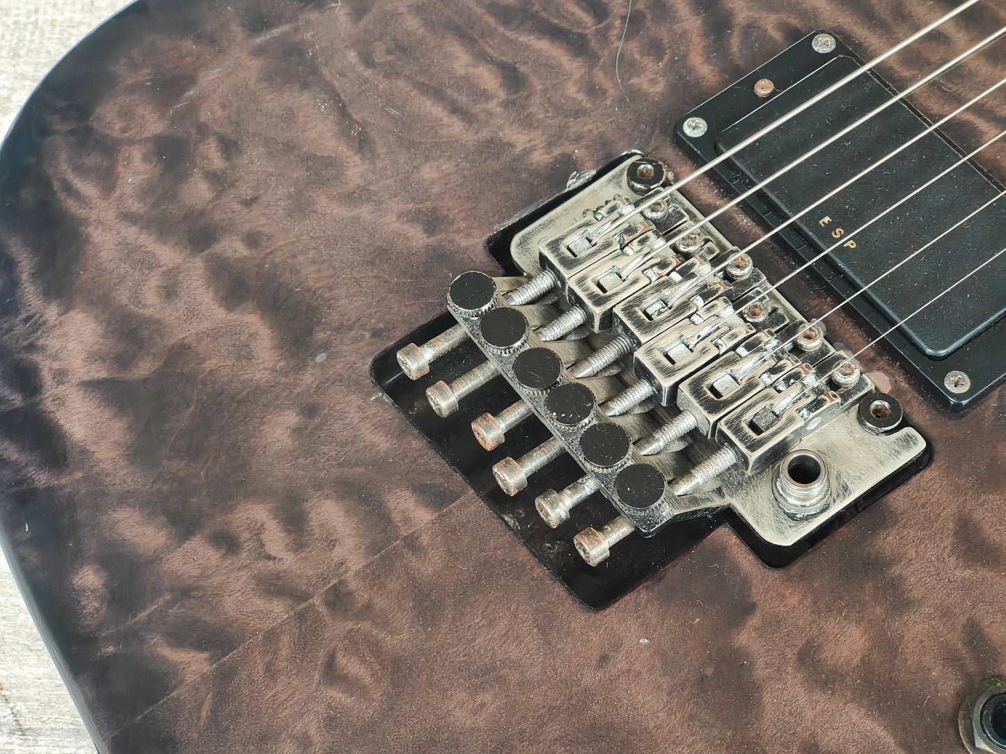 2000's Edwards (by ESP) E-P-98a Pierrot Artist Model F Series (Brown)