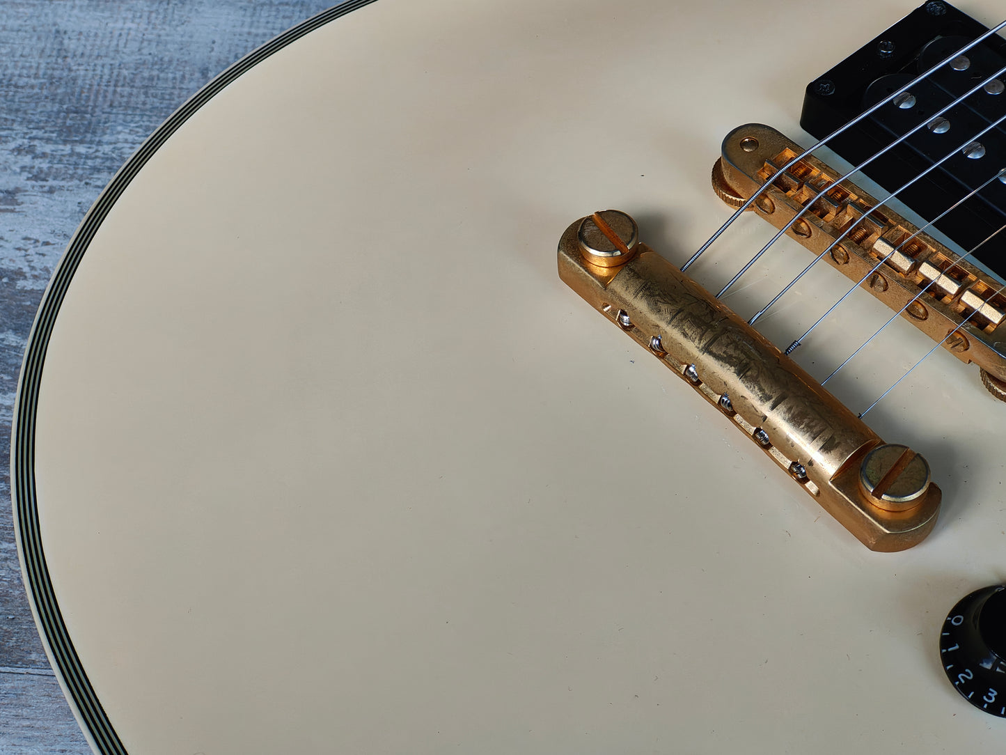 2007 Burny RLC-50RR Randy Rhoads Les Paul Custom (Aged White)