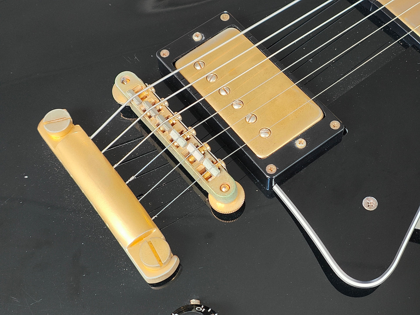 1999 Burny Japan RLC-75 Les Paul Custom (Black/Ebony)