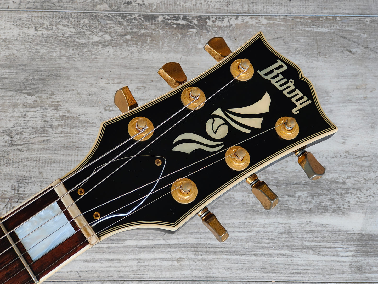 1999 Burny Japan RLC-75 Les Paul Custom (Black/Ebony)