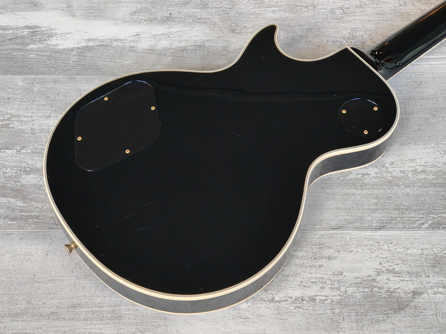 1999 Burny Japan RLC-75 Les Paul Custom (Black/Ebony)