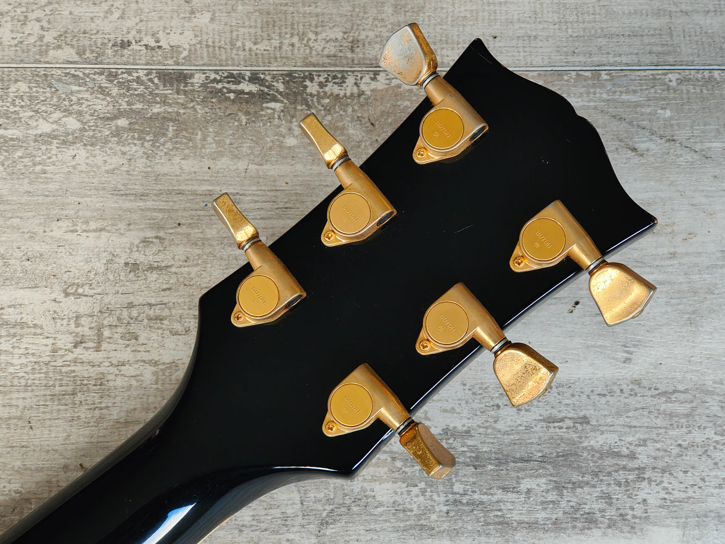 1999 Burny Japan RLC-75 Les Paul Custom (Black/Ebony)