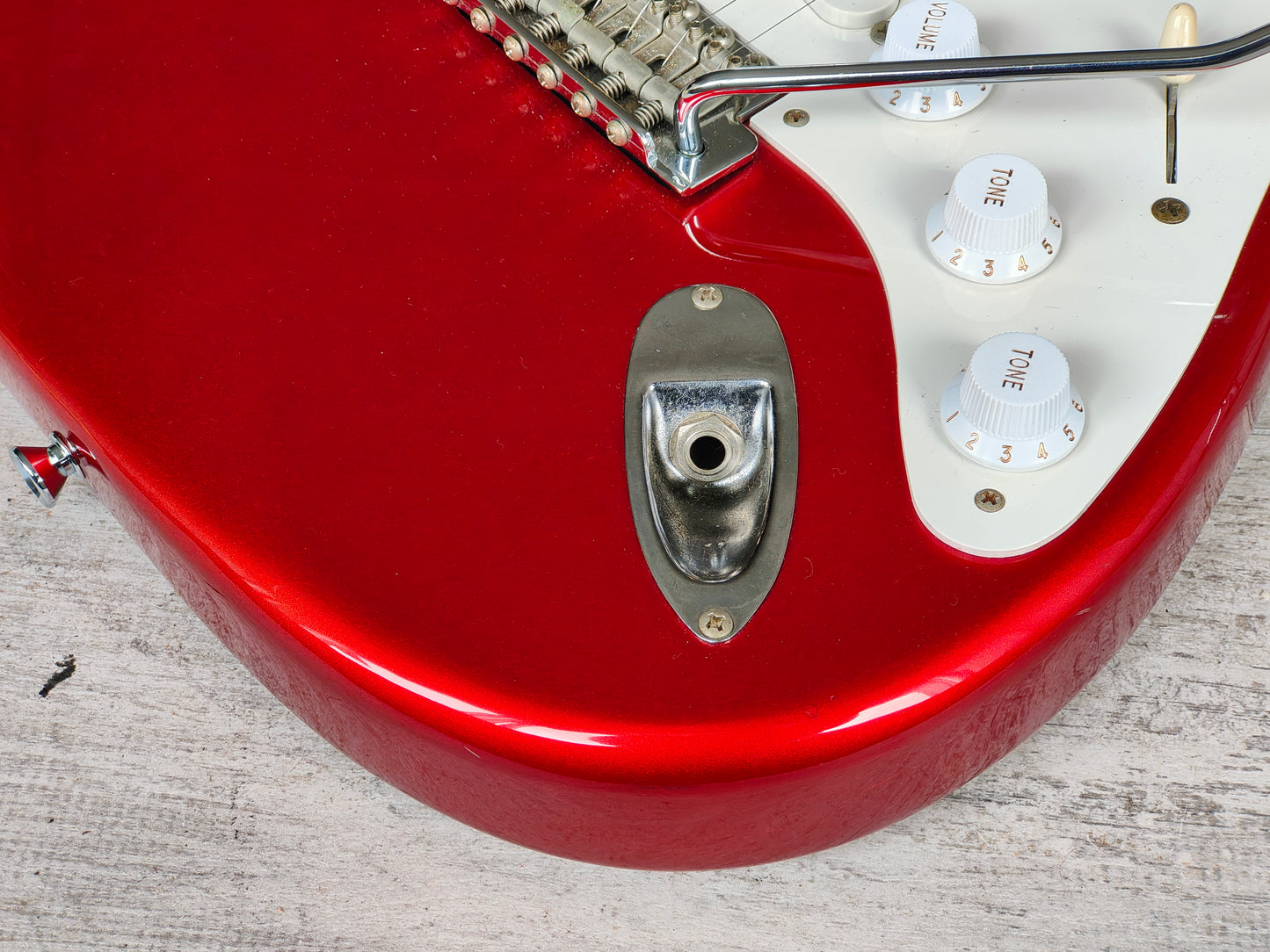 2002 Fender Japan ST57-58US '57 Reissue Stratocaster w/USA Pickups (Candy Apple Red)