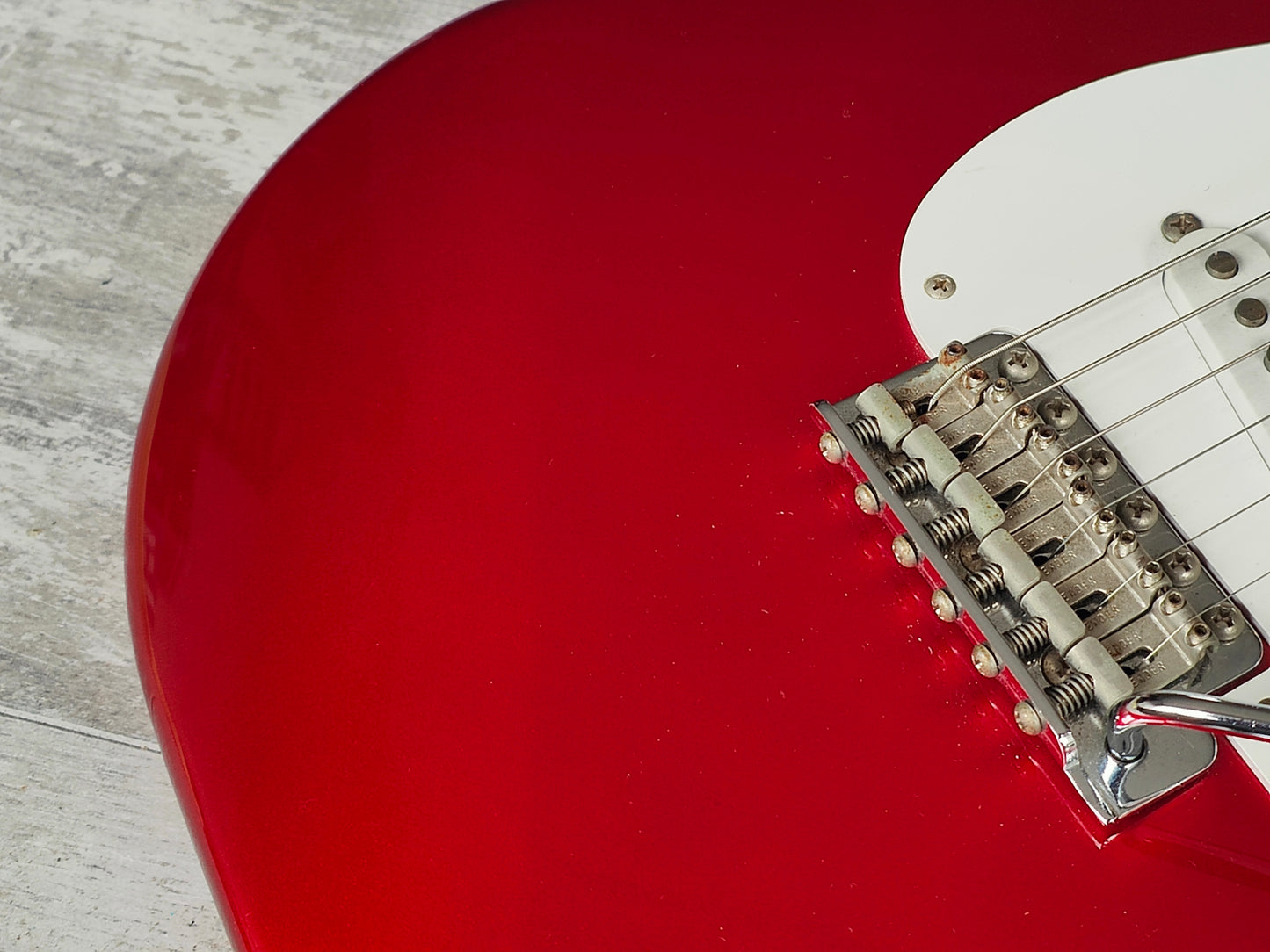 2002 Fender Japan ST57-58US '57 Reissue Stratocaster w/USA Pickups (Candy Apple Red)