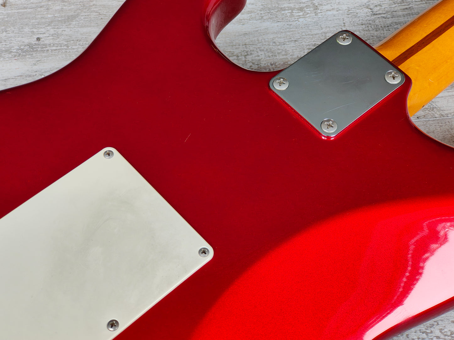 2002 Fender Japan ST57-58US '57 Reissue Stratocaster w/USA Pickups (Candy Apple Red)