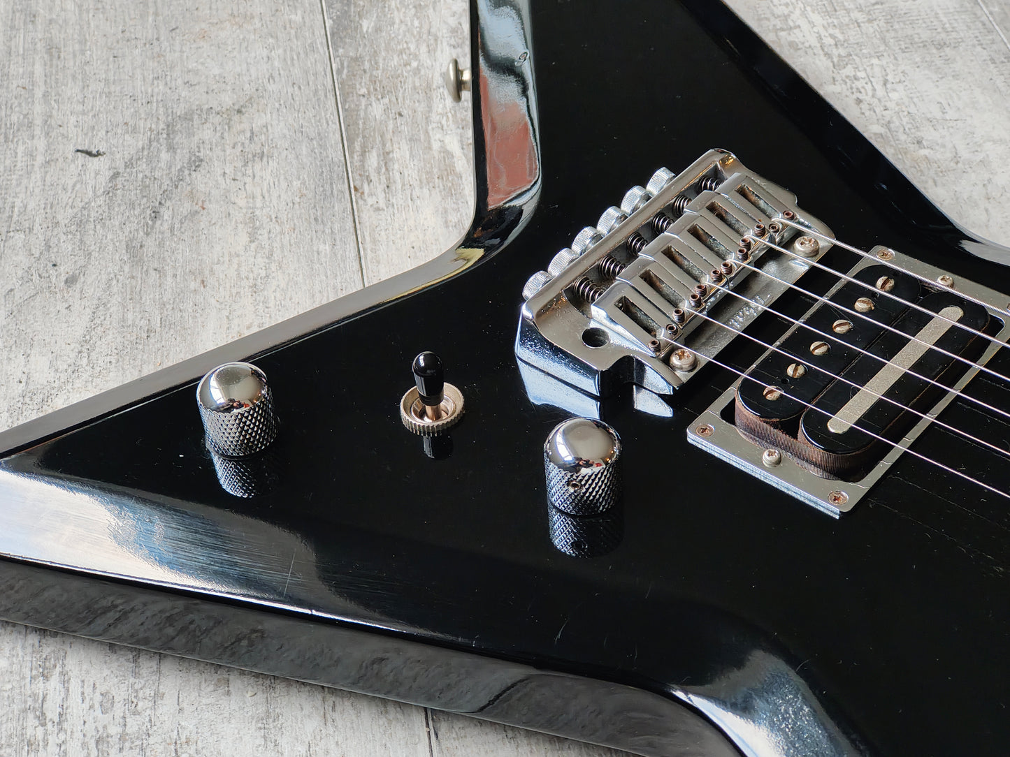 1985 Tokai Japan F-55 Random Star Guitar (Black)