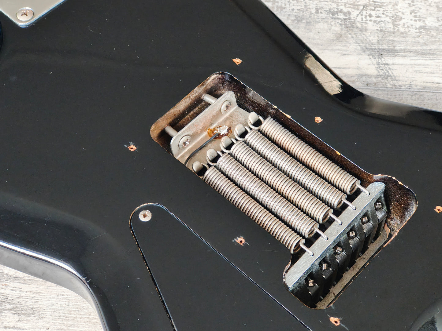 1985 Tokai Japan F-55 Random Star Guitar (Black)