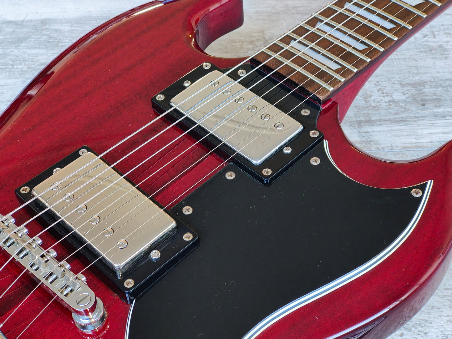 2001 Epiphone Korea (by Gibson) SG Double Cutaway (Red)