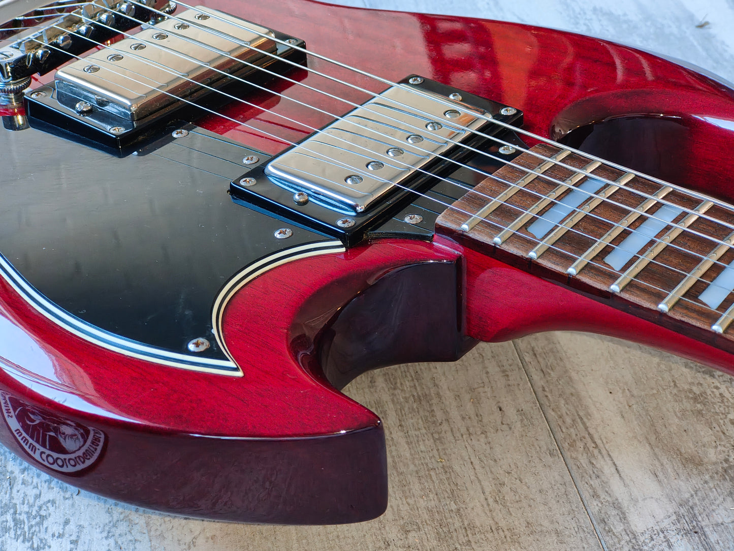 2001 Epiphone Korea (by Gibson) SG Double Cutaway (Red)