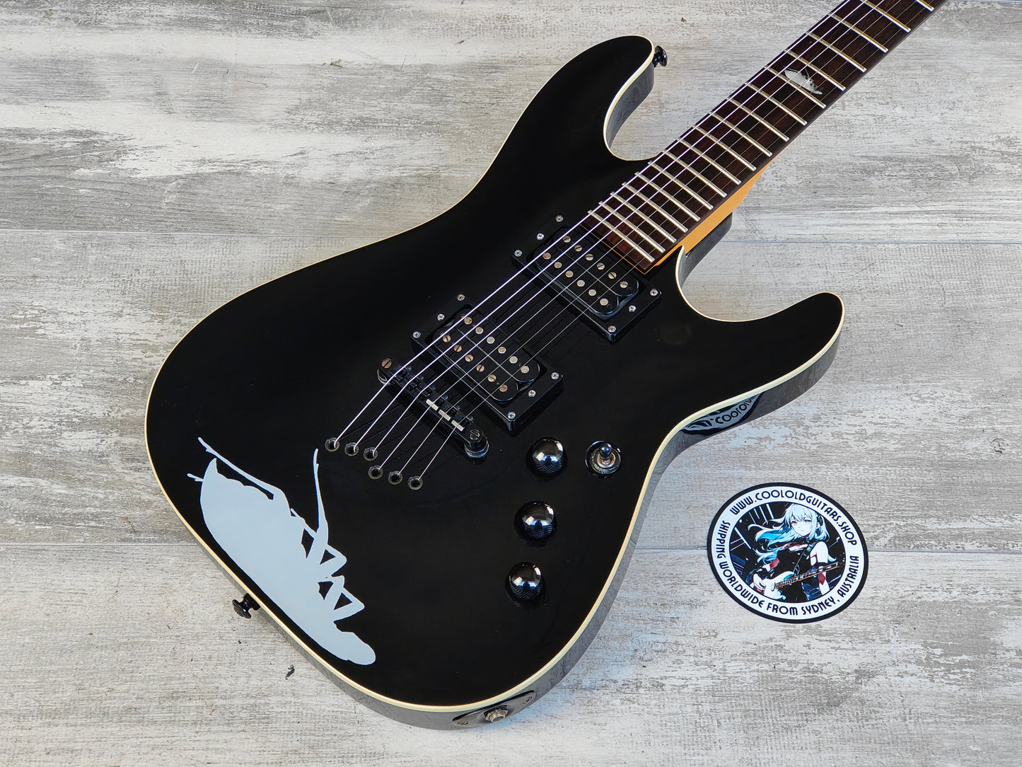 2001 Schecter Jerry Horton/Papa Roach Diamond Series (Black)