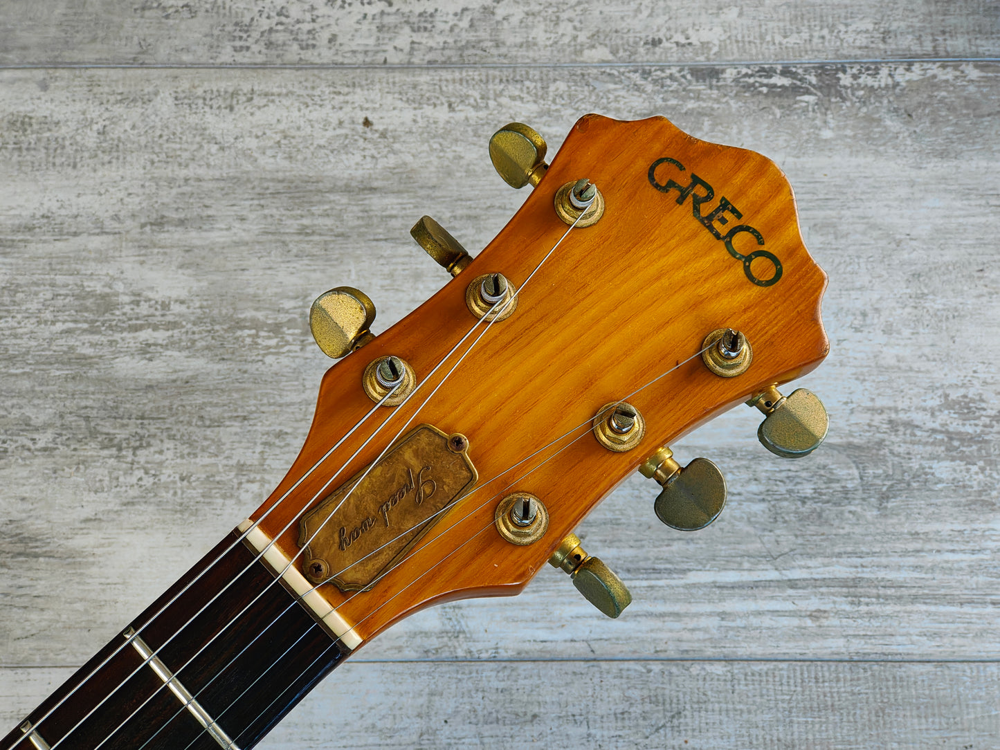 1978 Greco Japan GO-1200 Speedway Custom Order Neckthrough Guitar (Natural)