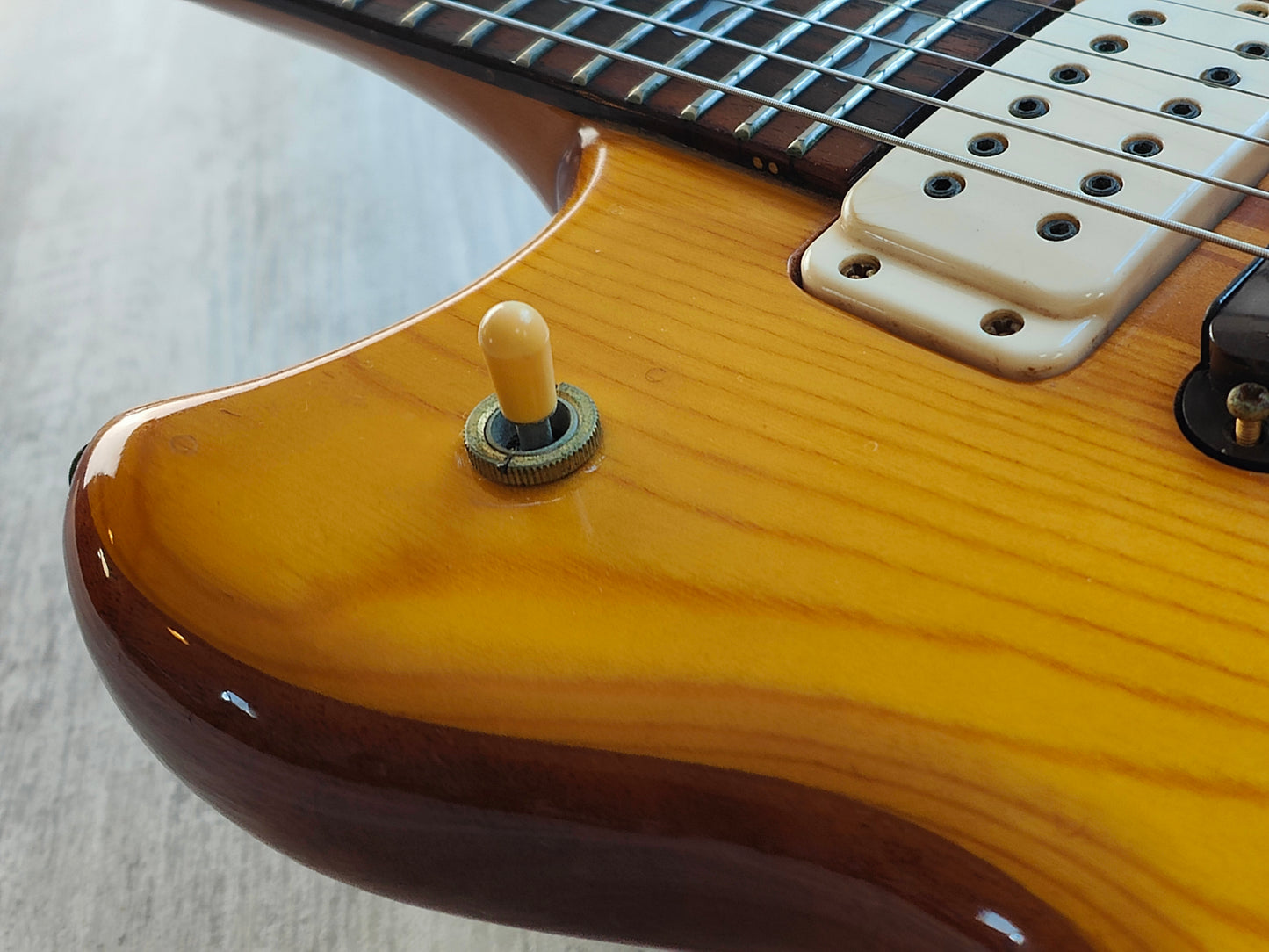 1978 Greco Japan GO-1200 Speedway Custom Order Neckthrough Guitar (Natural)