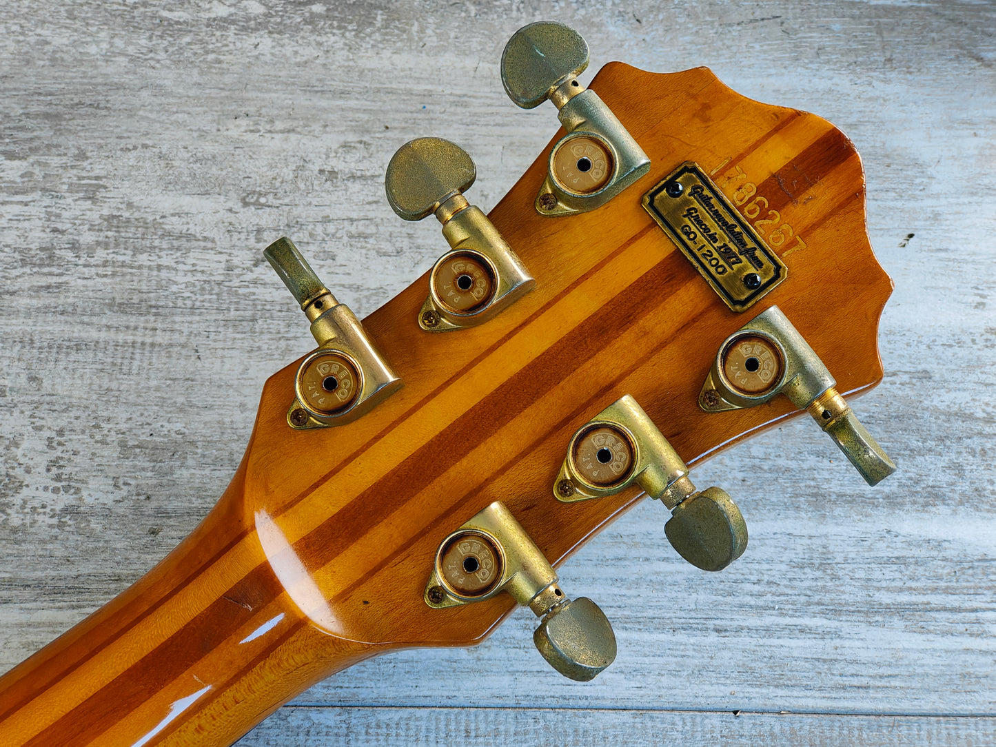 1978 Greco Japan GO-1200 Speedway Custom Order Neckthrough Guitar (Natural)