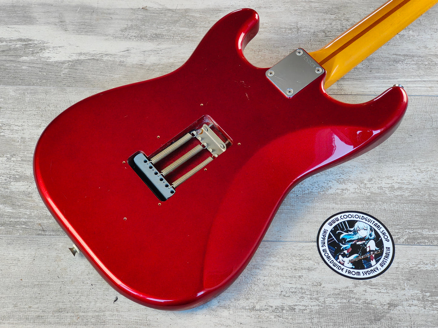 1989 Fender Japan ST57 '57 Reissue Vintage Stratocaster (Candy Apple Red)