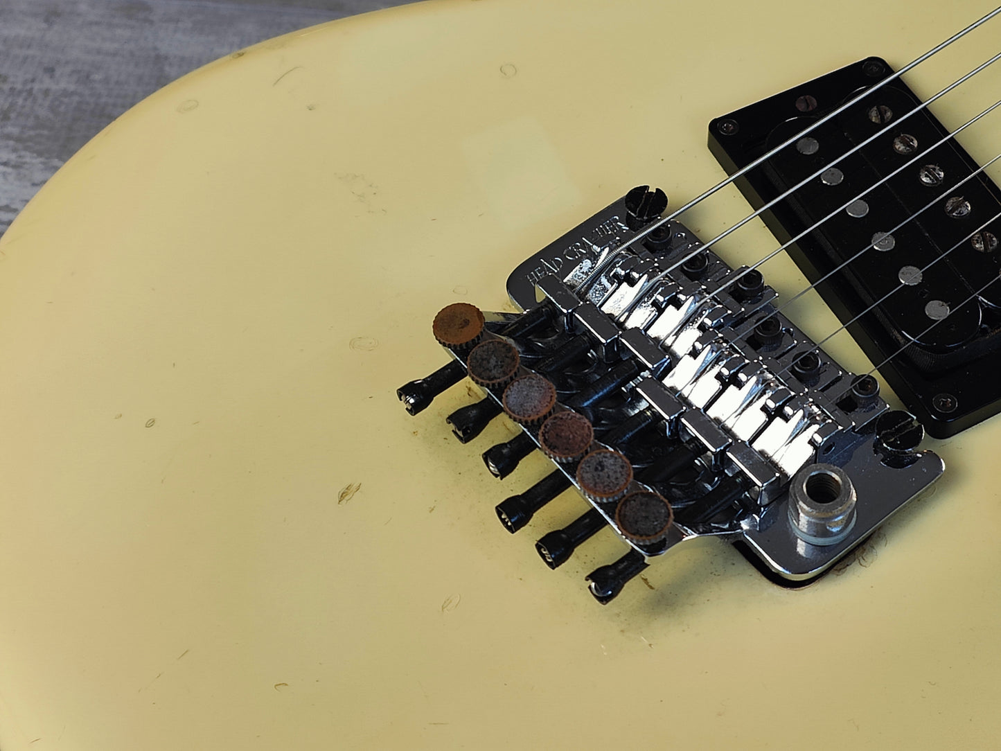 1980's Kramer Japan JK 1000 Superstrat (Aged White)