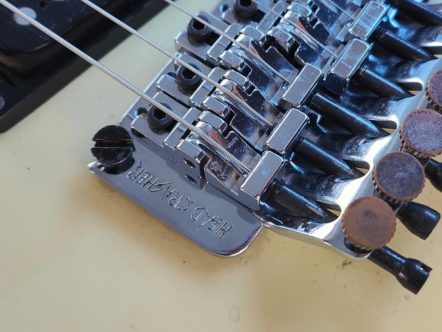 1980's Kramer Japan JK 1000 Superstrat (Aged White)