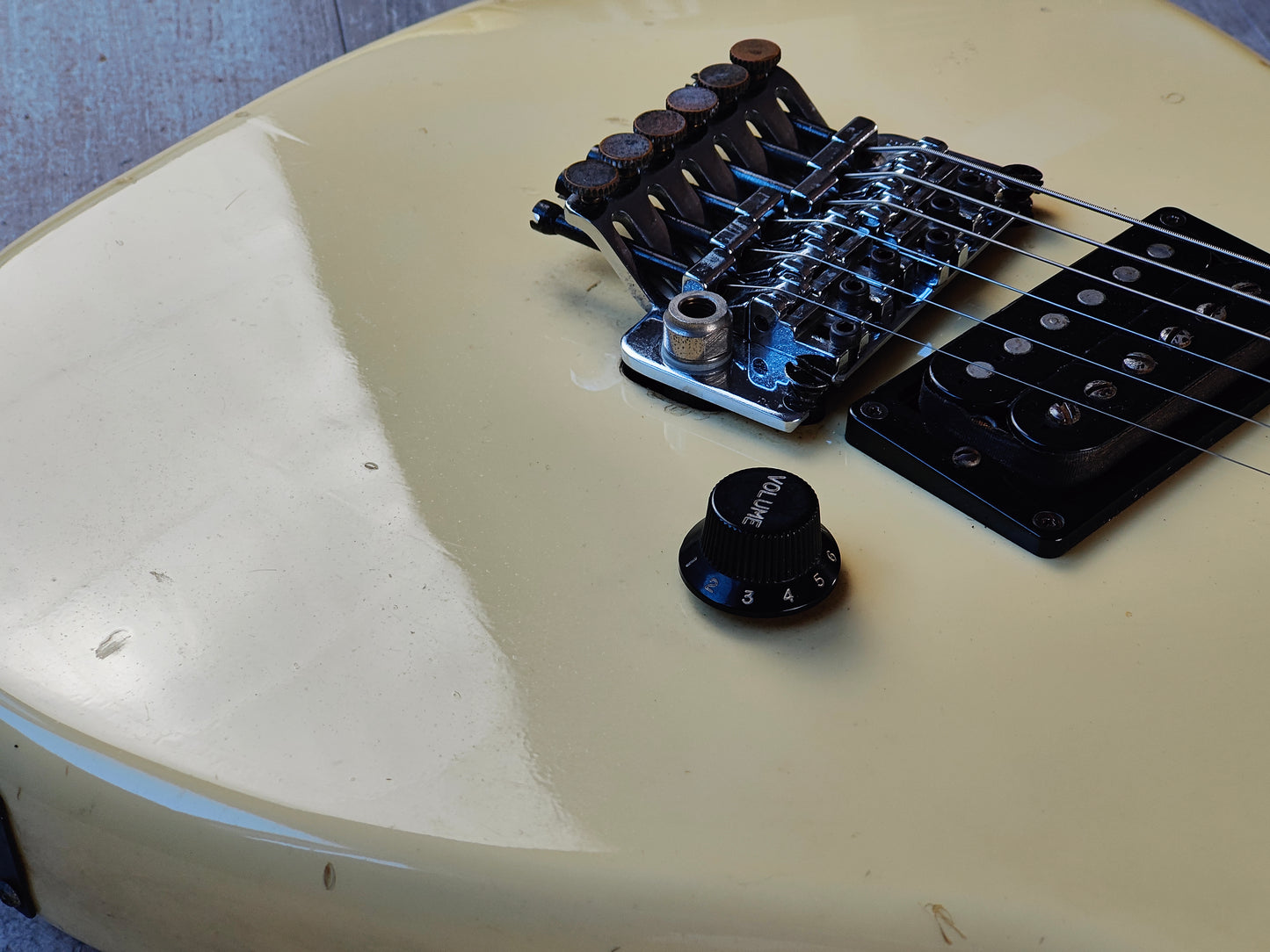 1980's Kramer Japan JK 1000 Superstrat (Aged White)