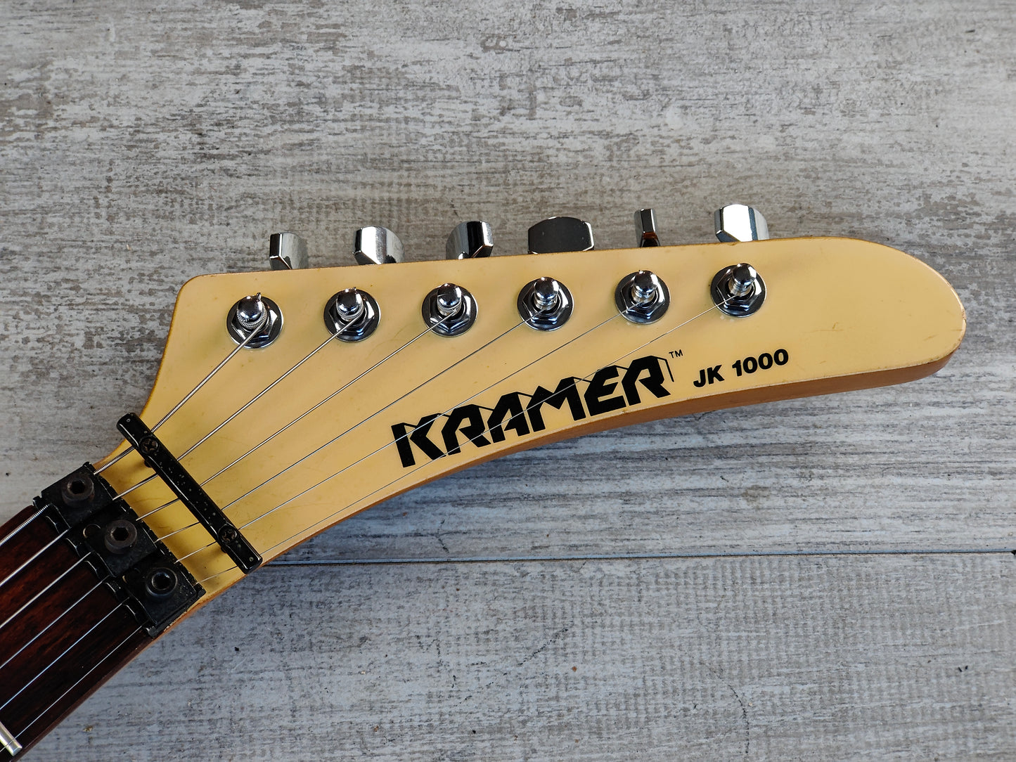 1980's Kramer Japan JK 1000 Superstrat (Aged White)