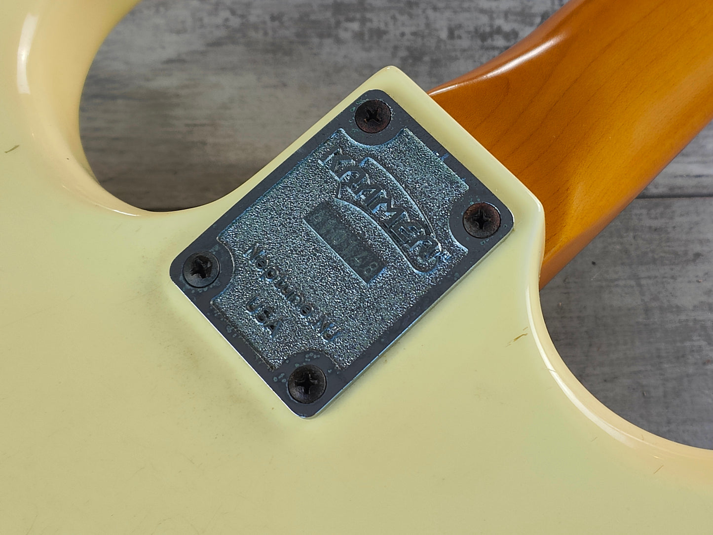 1980's Kramer Japan JK 1000 Superstrat (Aged White)
