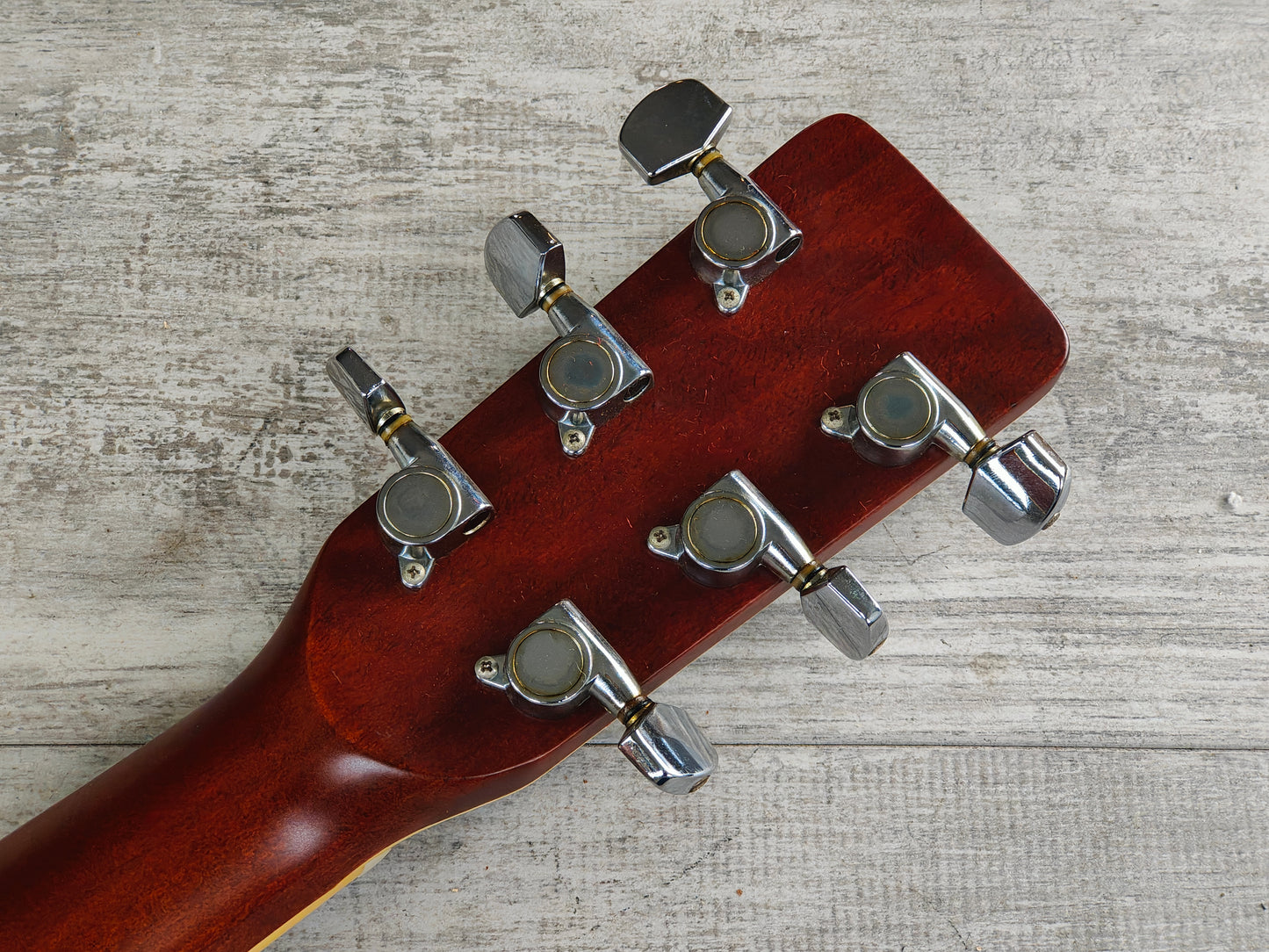 1990 Morris MD-512 Dreadnought Acoustic Guitar (Sunburst)