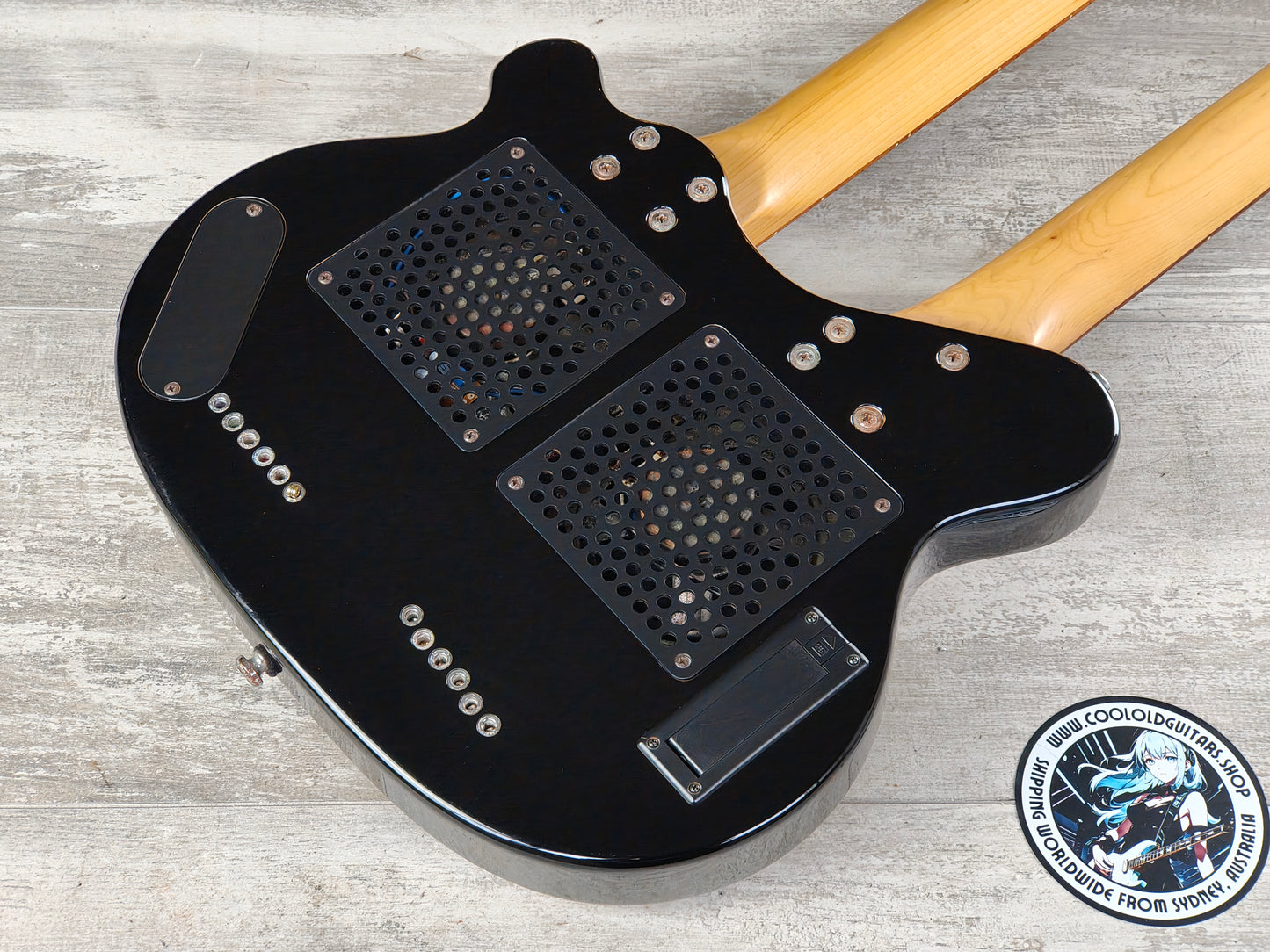 2000's Pignose PGG-TWIN 6/12 Short Scale Doubleneck (Sunburst)