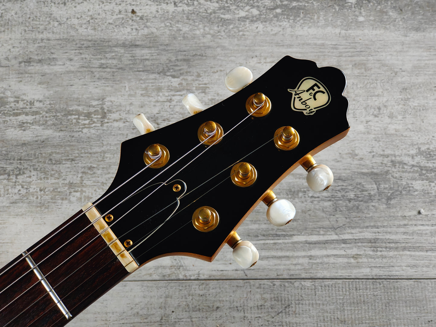 FC & Anboy Japan GF-55 Double Cutaway (Brown Sunburst)