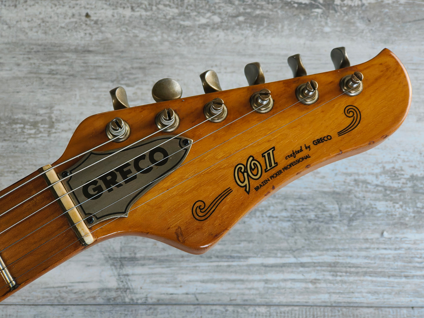 1979 Greco GOII 700 Neckthrough Electric Guitar (Natural)