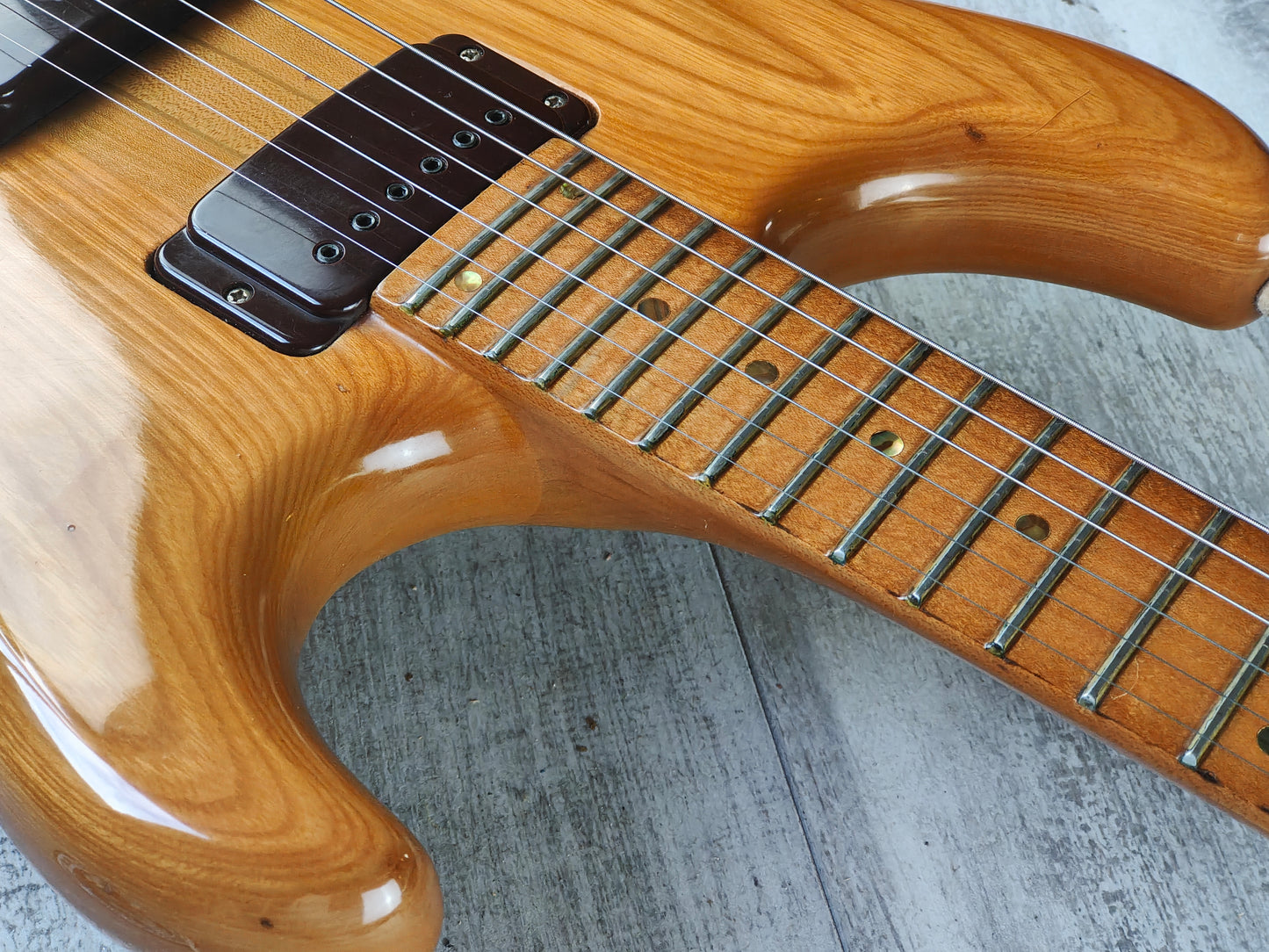 1979 Greco GOII 700 Neckthrough Electric Guitar (Natural)