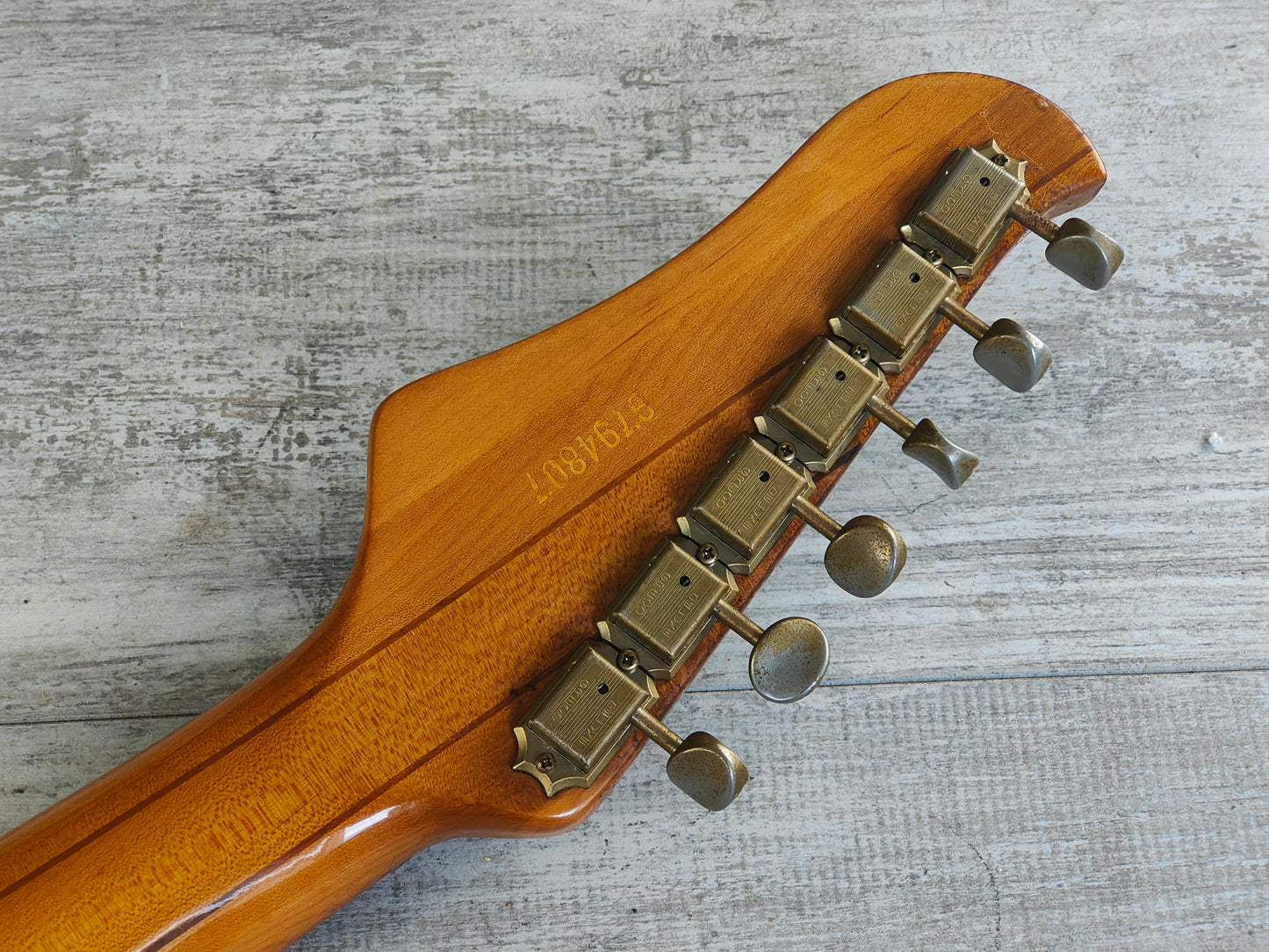 1979 Greco GOII 700 Neckthrough Electric Guitar (Natural)