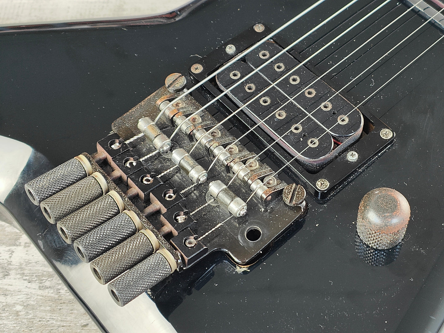 1984 Greco Japan GTX-55 "Tusk" Explorer (Black)