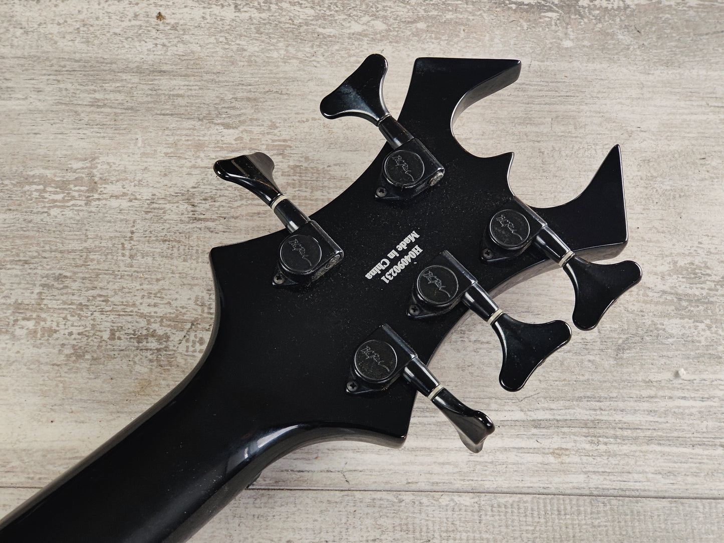 BC Rich 5-String Neckthrough Warlock Bass (Black)