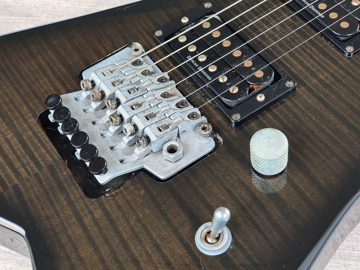 2000 Grover Jackson Japan Neckthrough KS-95 "Kelly Star" (Transparent Black)