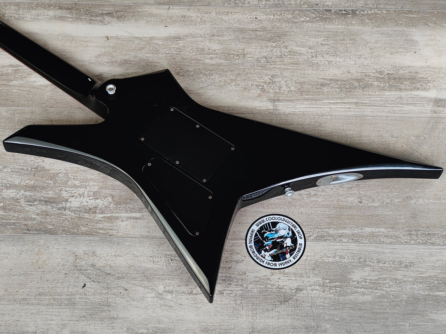 2000 Grover Jackson Japan Neckthrough KS-95 "Kelly Star" (Transparent Black)