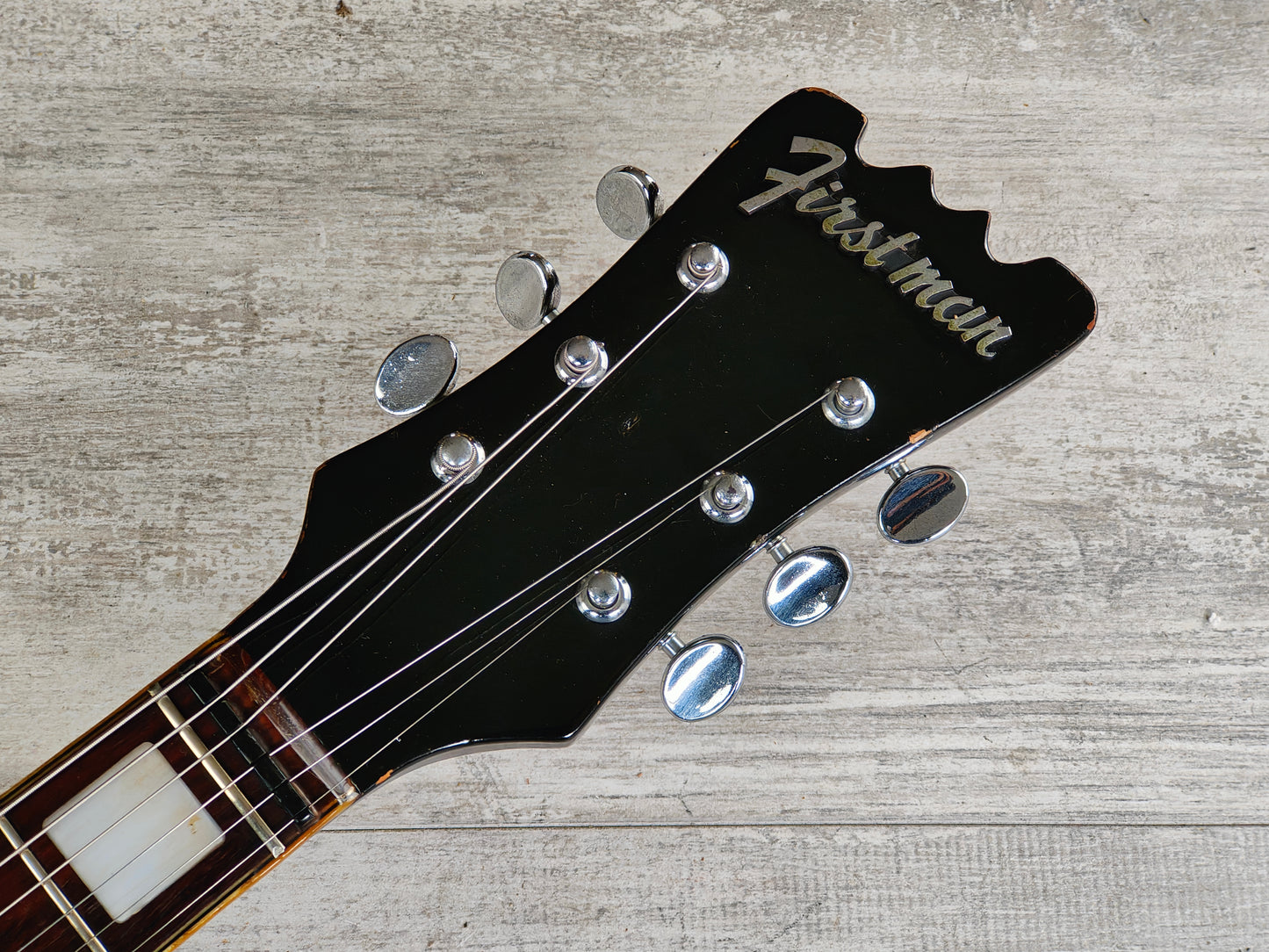 1960's Firstman (by Teisco Japan) Baron Semi-Hollowbody (Black)