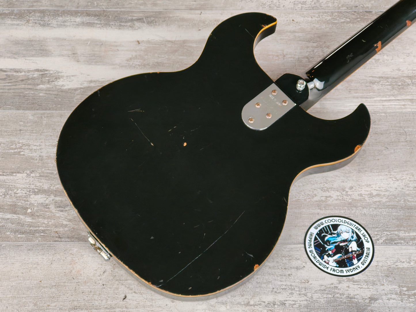 1960's Firstman (by Teisco Japan) Baron Semi-Hollowbody (Black)
