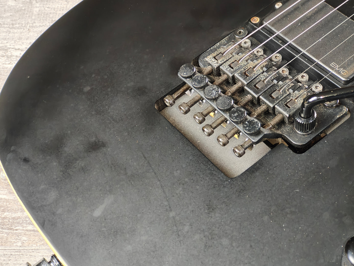 2008 BC Rich ASM Pro Assassin Neckthrough HH Superstrat w/EMG's (Black)